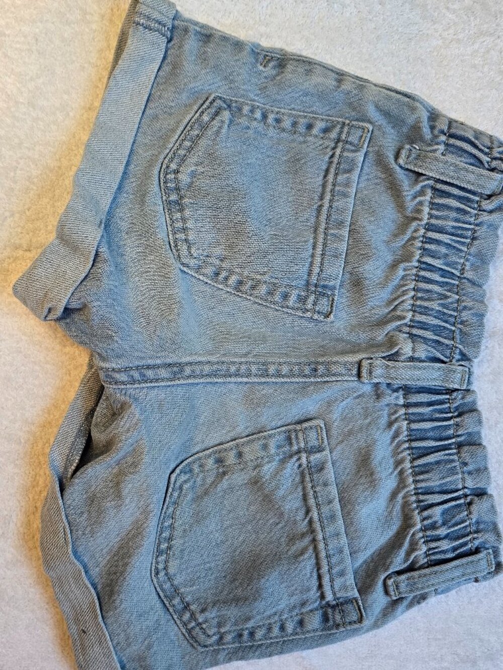 Cat & Jack Girl's Summer Shorts Bundle - 3 Pairs of Jean Shorts and 1 Pull-On - Picture 9 of 13